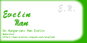 evelin man business card